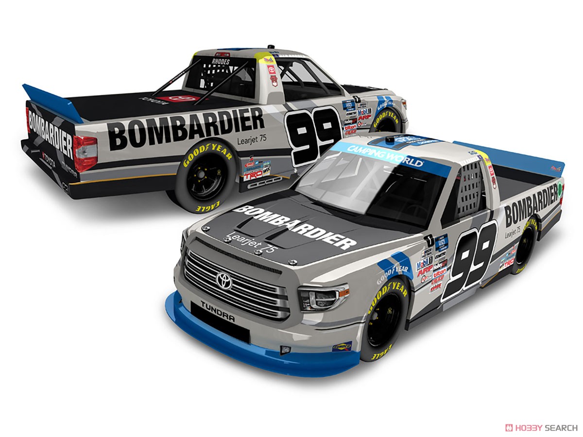 `ベン・ローズ` #99 ボンバルディア TOYOTA タンドラ NASCAR キャンピングワールド・トラックシリーズ 2021 チャンピオンX (ミニカー) その他の画像1
