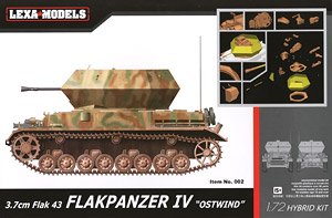 3.7cm FlaK 43 Flakpanzer IV `Ostwind` (Plastic model)