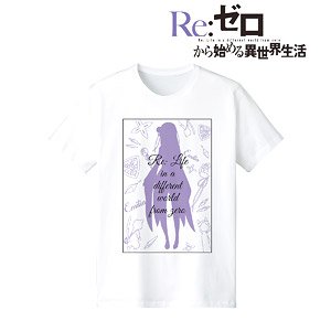 Re:ゼロから始める異世界生活 エミリア ラインアート Tシャツ メンズ(サイズ/XXL) (キャラクターグッズ)