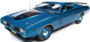 1971 Dodge Charger R/T Blue (Diecast Car)