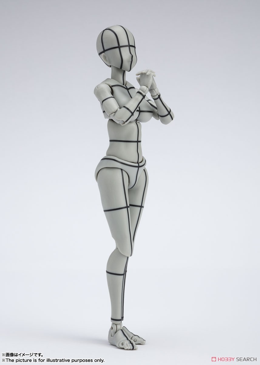 S.H.Figuarts Body-chan -Kentaro Yabuki- Wire Frame (Gray Color Ver.) (Completed) Item picture2