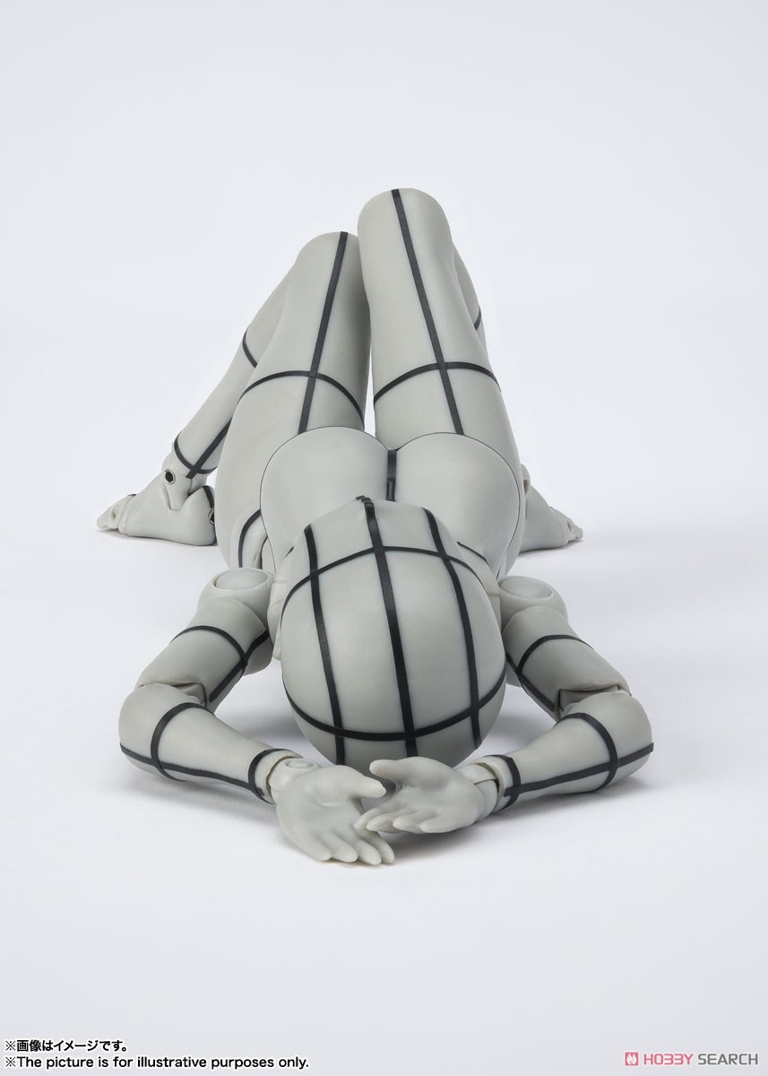 S.H.フィギュアーツ ボディちゃん -矢吹健太朗- ワイヤーフレーム (Gray Color Ver.) (完成品) 商品画像3