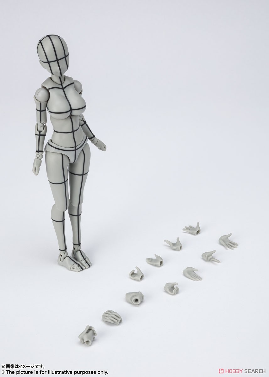 S.H.Figuarts Body-chan -Kentaro Yabuki- Wire Frame (Gray Color Ver.) (Completed) Item picture6