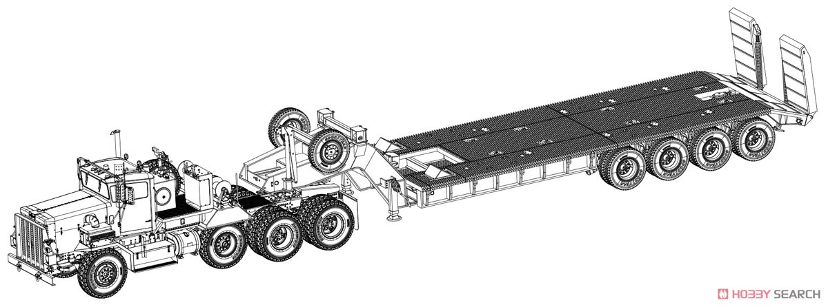 US Army M911 C-HET w/Tabert 64T Trailer (Plastic model) Other picture1