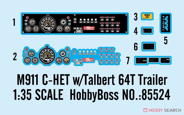 US Army M911 C-HET w/Tabert 64T Trailer (Plastic model) Other picture4