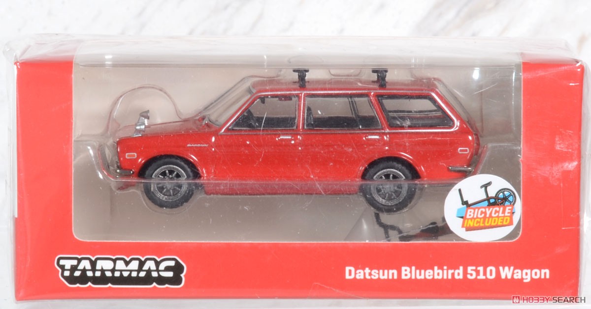 Datsun Bluebird 510 Wagon Red (ミニカー) パッケージ1