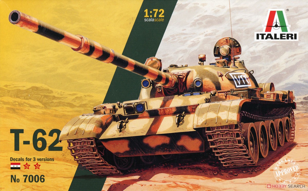 ソビエト軍 主力戦車 T-62 (プラモデル) パッケージ2