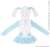 AZO2 Bunny Parker One-piece II (White x Light Blue) (Fashion Doll) Item picture1