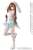 AZO2 Bunny Parker One-piece II (White x Light Blue) (Fashion Doll) Other picture1
