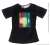 PNS Graphic T-shirt (Black x Rainbow) (Fashion Doll) Item picture1