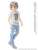 PNS Graphic T-shirt (White x Green) (Fashion Doll) Other picture1