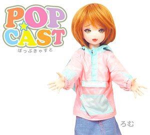 Popcast Siawase (Happy) Romu (Body Color / Skin Pink) w/Full Option Set (Fashion Doll)