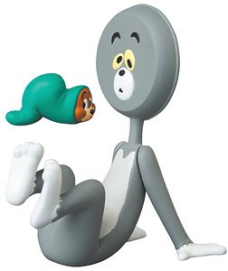 UDF No.669 Tom and Jerry Series 3 Tom (Head in the Shape of the Pan) and Jerry (In the Vinyl Hose) (Completed)
