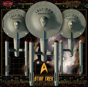 Star Trek TOS U.S.S. Enterprise with Pilot Edition Parts (3in1) (Plastic model)