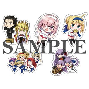 [Type-Moon Gakuen Chibi Chuki!] Big Size Die-cut Sticker (Set of 5) (Anime Toy)