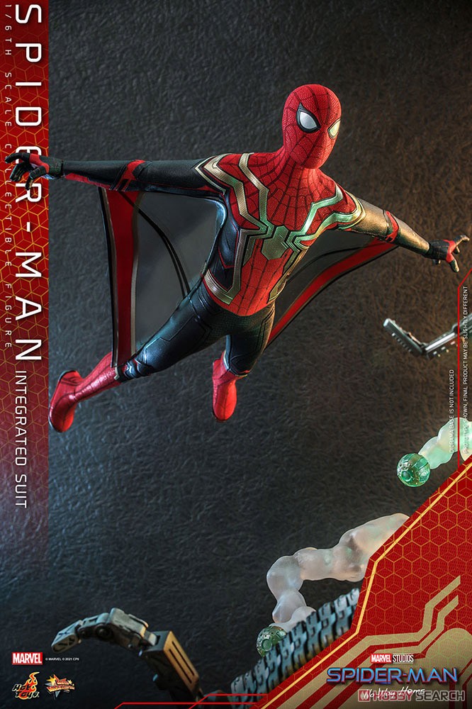 【ムービー・マスターピース】 『スパイダーマン：ノー・ウェイ・ホーム』 1/6 スケールフィギュア スパイダーマン(インテグレーテッドスーツ版) (完成品) その他の画像8