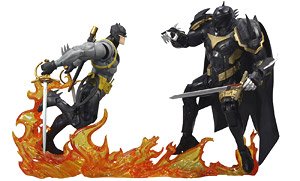 DC Comics - DC Multiverse: 7 Inch Action Figure - Batman vs Azrael in Batman Armor [Comic / Curse of the White Night] (Completed)