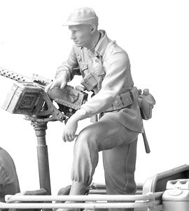 WWII アメリカ陸軍 小型四駆車ガンナー (プラモデル)