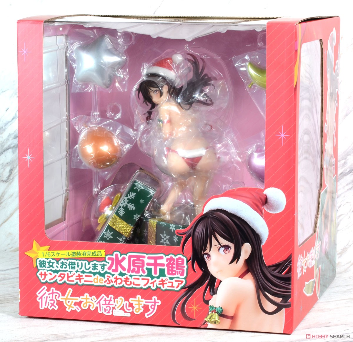 Rent-A-Girlfriend Chizuru Mizuhara Santa Bikini de Fuwamoko Figure (PVC Figure) Package1