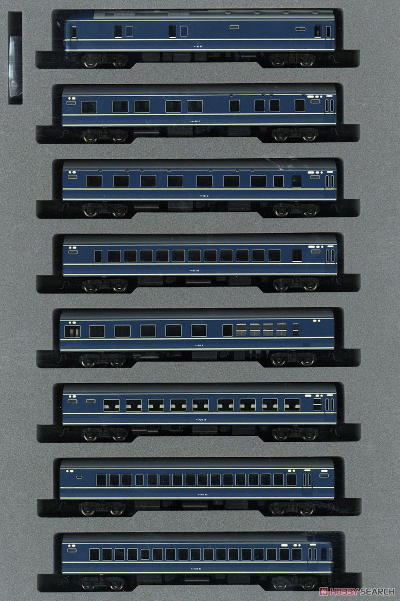 20系 寝台特急「あさかぜ」 (初期編成) 8両基本セット (基本・8両セット) (鉄道模型) 商品画像1