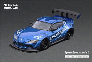 PANDEM Supra (A90) Blue Metallic (ミニカー)