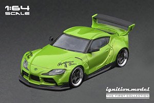 PANDEM Supra (A90) Green Metallic (Diecast Car)