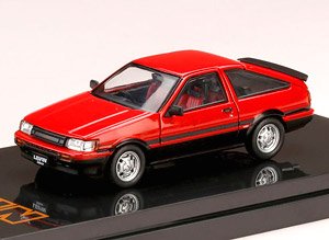 トヨタ カローラ レビン AE86 3ドア GT APEX 赤/黒 ツートン (ミニカー)