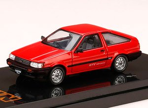 トヨタ カローラ レビン AE86 3ドア GTV レッド (ミニカー)