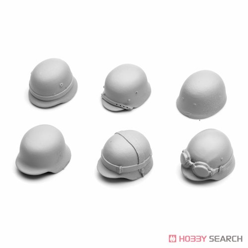 WWII German Helmet Set B (6 Pieces) (Plastic model) Other picture1