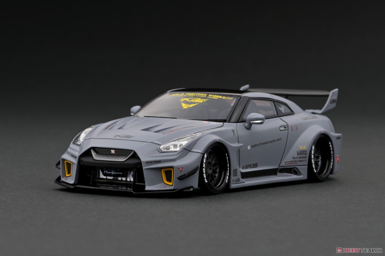 LB-Silhouette WORKS GT Nissan 35GT-RR Matte Gray (ミニカー) 商品画像1