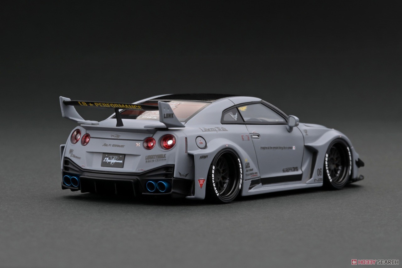 LB-Silhouette WORKS GT Nissan 35GT-RR Matte Gray (ミニカー) 商品画像2