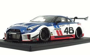 LB-Silhouette WORKS GT Nissan 35GT-RR White/Blue/Red (ミニカー)