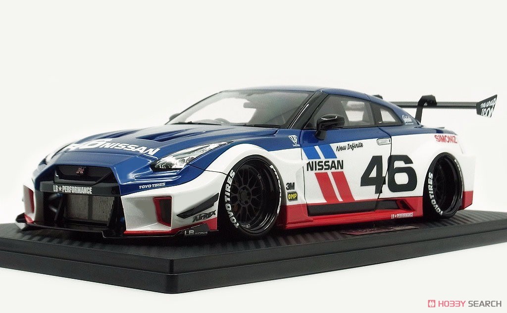 LB-Silhouette WORKS GT Nissan 35GT-RR White/Blue/Red (ミニカー) 商品画像1