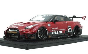 LB-Silhouette Works GT Nissan 35GT-RR Red/Black #5 (Diecast Car)