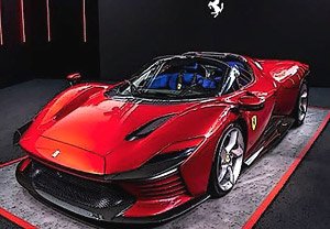Ferrari Daytona SP3 Icona Series Metal Red (Diecast Car)