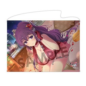 Shinovi Master Senran Kagura New Link B2 Tapestry Murasaki (Legend Bakunyu Festival) (Anime Toy)