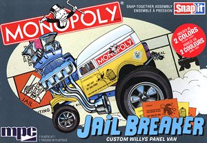 Jail Breaker Custom Willys Panel Van Monopoly (Model Car)
