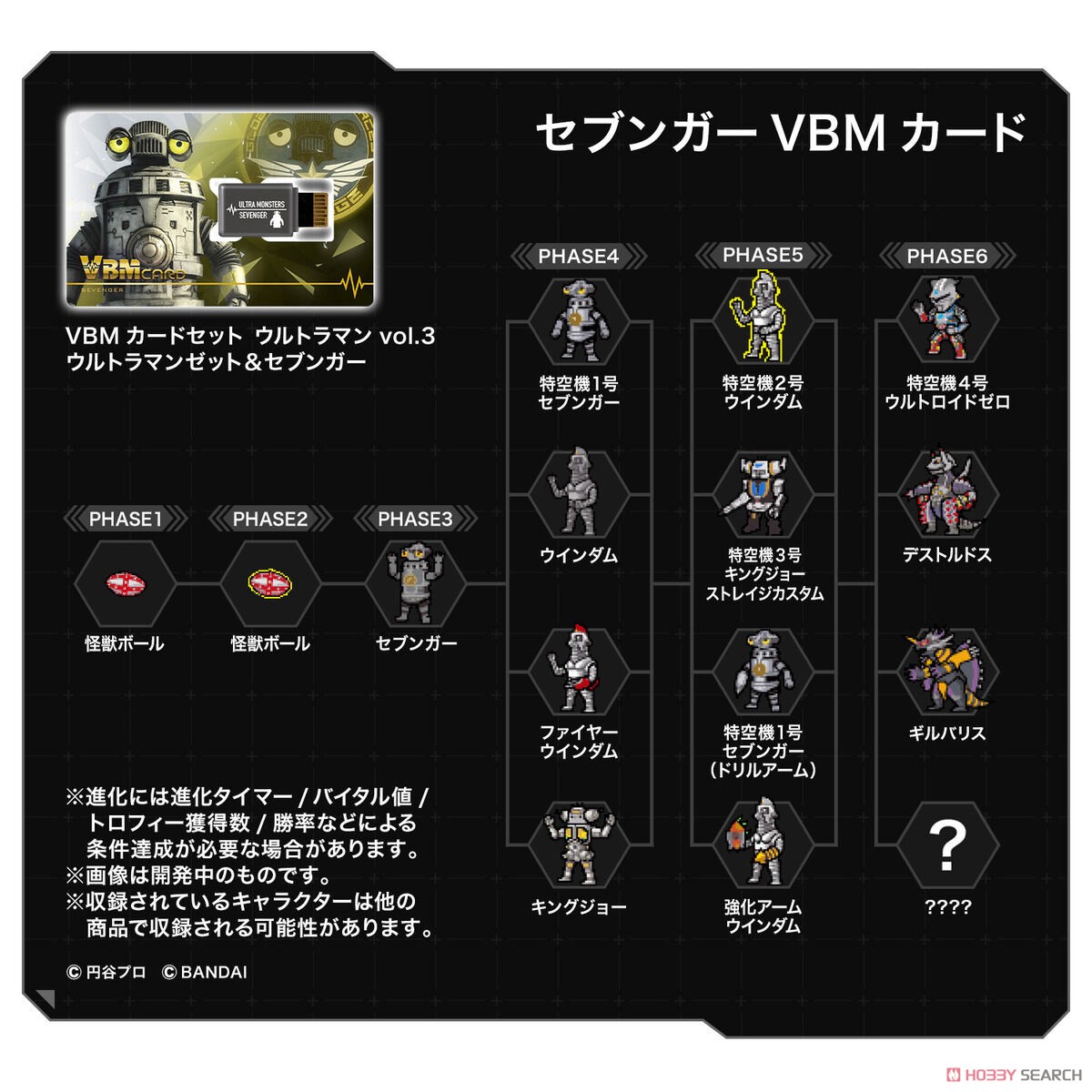 VBMカードセット ウルトラマンvol.3 ウルトラマンゼット＆セブンガー (キャラクタートイ) その他の画像2