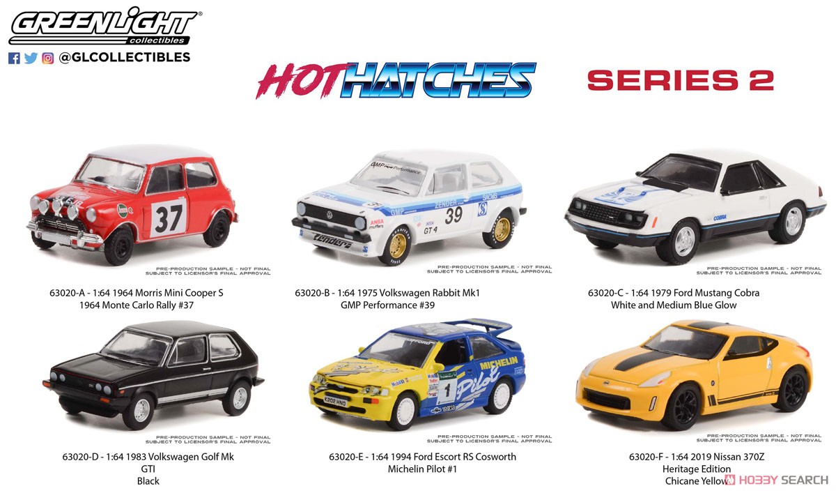 Hot Hatches Series 2 (ミニカー) 商品画像1