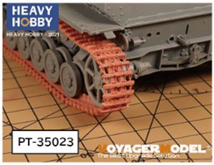 WWII German Pz.III/IV 40cm Tracks Late Pattern B (Plastic model)