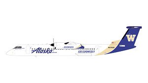 Dash8 Q400 アラスカ航空 Univ.of Washington Huskies N435QX (完成品飛行機)