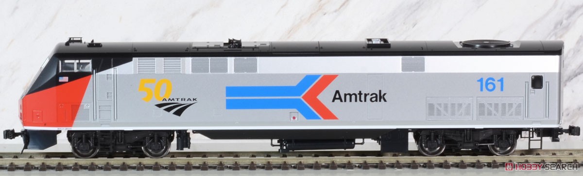 (HO) GE P42 Amtrak(R) Phase I with 50th Anniversary Logo #161 (Model Train) Item picture1