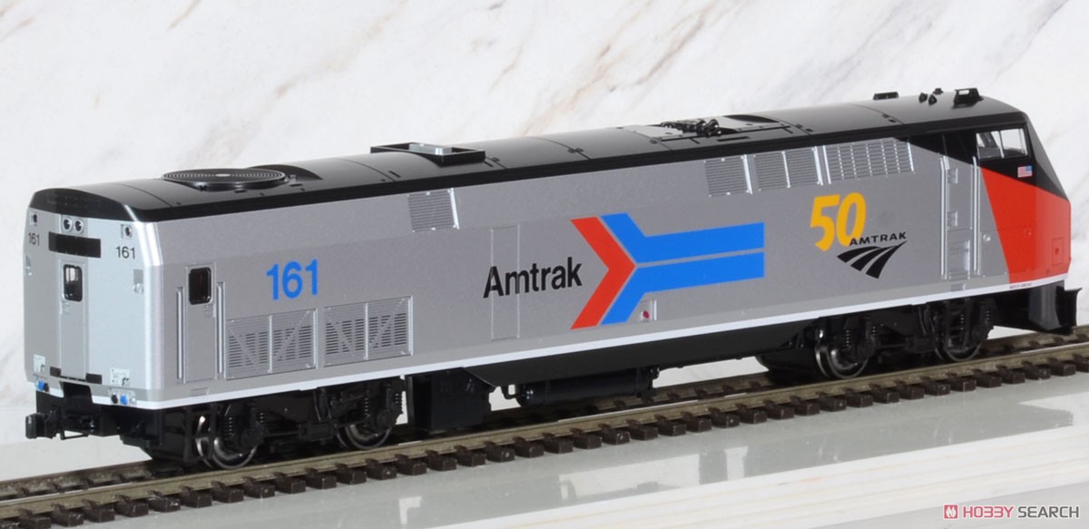 (HO) GE P42 Amtrak(R) Phase I with 50th Anniversary Logo #161 (Model Train) Item picture3