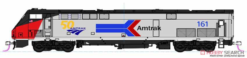 (HO) GE P42 Amtrak(R) Phase I with 50th Anniversary Logo #161 (Model Train) Other picture1