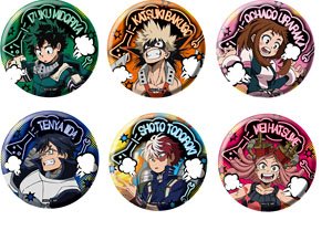 My Hero Academia Trading Hologram Can Badge (Hatsume Labo) (Set of 6) (Anime Toy)