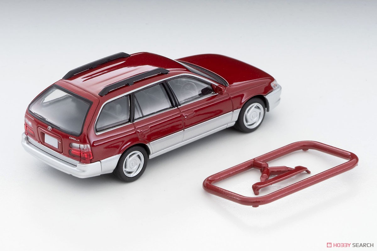 TLV-N264a Toyota Corolla Wagon G Touring (Red/Silver) 1997 (Diecast Car) Item picture6
