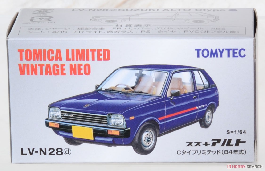TLV-N28d Suzuki Alto C Type Limited (Navy Blue) 1984 (Diecast Car) Package1