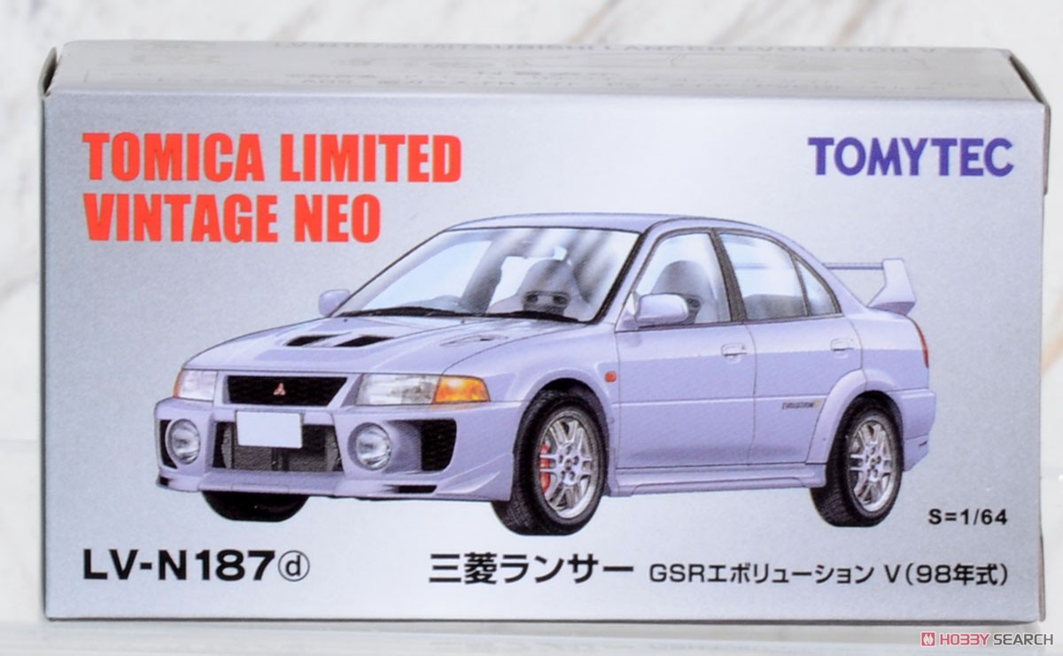 TLV-N187d Mitsubishi Lancer GSR Evolution V (Silver) (Diecast Car) Package1