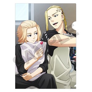 Tokyo Revengers Single Clear File Black (Anime Toy)