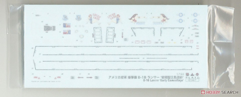 アメリカ空軍 爆撃機 B-1Bランサー 第337爆撃飛行隊 (初期型3色迷彩) (プラモデル) 中身2